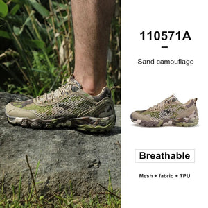 Planet Gates Humtto New Arrival Leather Hiking Shoes Wear-resistant  Outdoor Sport Men Shoes Lace-Up Mens Climbing Trekking Hunting Sneakers