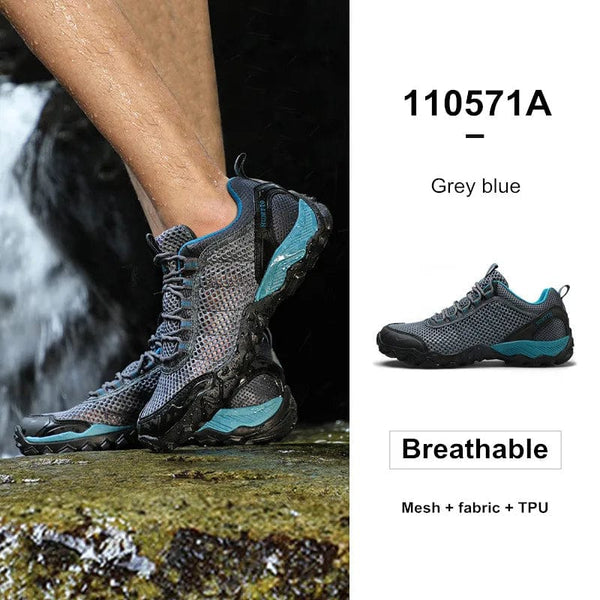 Planet Gates Humtto New Arrival Leather Hiking Shoes Wear-resistant  Outdoor Sport Men Shoes Lace-Up Mens Climbing Trekking Hunting Sneakers