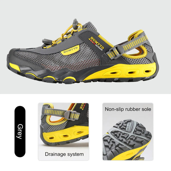 Planet Gates HUMTTO Summer Hiking Shoes for Men Outdoor Trekking Sneakers Women Climbing Sport Walking Mens Female Shoes Water Beach Sandals