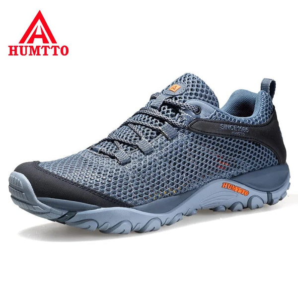 Planet Gates HUMTTO Summer Hiking Sneakers Shoes for Men 2021 Breathable Outdoor Trekking Sport Mens Water Shoes Climbing Walking Man Shoes