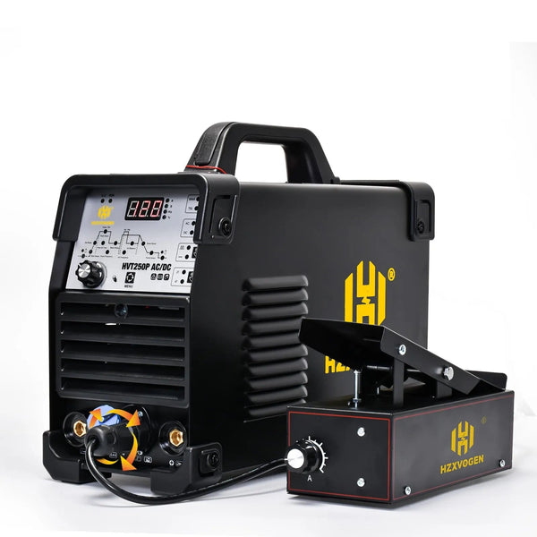 Planet Gates HVT250P ACDC / 220V-145A / CHINA HZXVOGEN 4 in 1 HF TIG AC/DC Aluminum Welding Machine MMA ARC Argon Precise Digital Pulse 2T/4T TIG Welder Stainless HVT250P