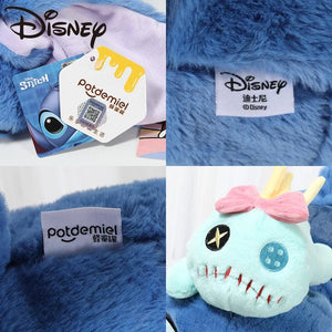Planet Gates HWBD3541-53CM Genuine Disney 53CM Kawaii Stitch Stuffed Toy Lying Position Stitch Plush Doll Throw Pillow Birthday Gift For Kids Or Girlfriend