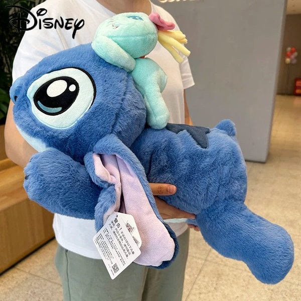 Planet Gates HWBD3541-53CM Genuine Disney 53CM Kawaii Stitch Stuffed Toy Lying Position Stitch Plush Doll Throw Pillow Birthday Gift For Kids Or Girlfriend