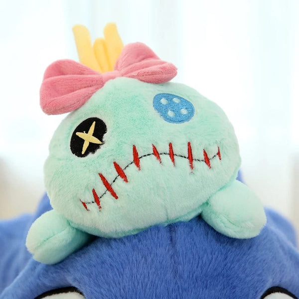 Planet Gates HWBD3541-53CM Genuine Disney 53CM Kawaii Stitch Stuffed Toy Lying Position Stitch Plush Doll Throw Pillow Birthday Gift For Kids Or Girlfriend