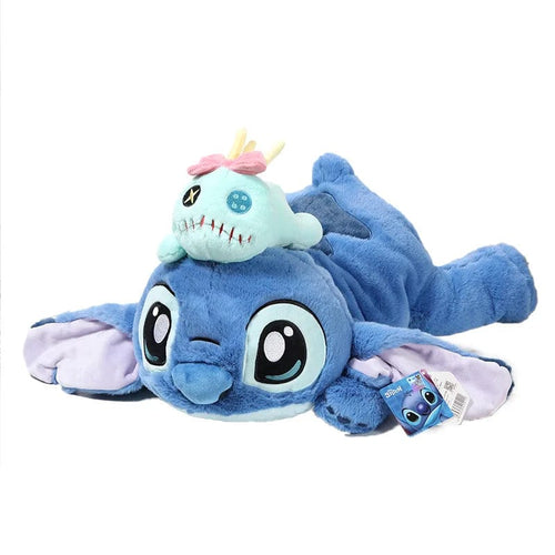 Planet Gates HWBD3541-53CM Genuine Disney 53CM Kawaii Stitch Stuffed Toy Lying Position Stitch Plush Doll Throw Pillow Birthday Gift For Kids Or Girlfriend