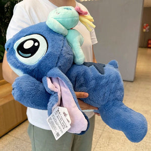 Planet Gates HWBD3541-53CM Genuine Disney 53CM Kawaii Stitch Stuffed Toy Lying Position Stitch Plush Doll Throw Pillow Birthday Gift For Kids Or Girlfriend