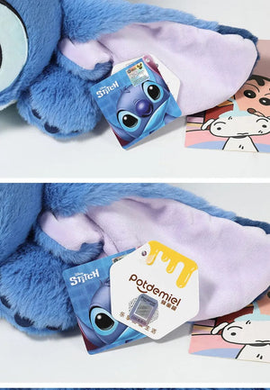 Planet Gates HWBD3541-53CM Genuine Disney 53CM Kawaii Stitch Stuffed Toy Lying Position Stitch Plush Doll Throw Pillow Birthday Gift For Kids Or Girlfriend