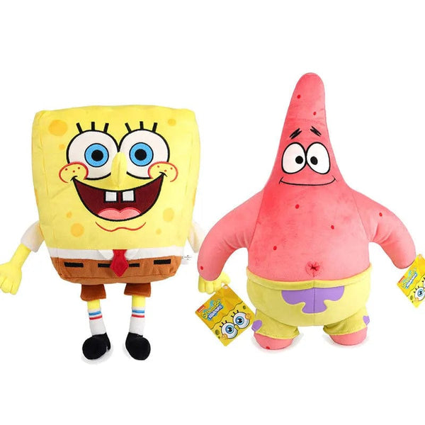 Planet Gates HWGB132-HWGB133 22-40Cm 100% Genuine Spongebob Patrick Star Kawaii Cartoon Animal Plush Toy Stuffed Doll Cartoon Soft Kids Toys Birthday Gift