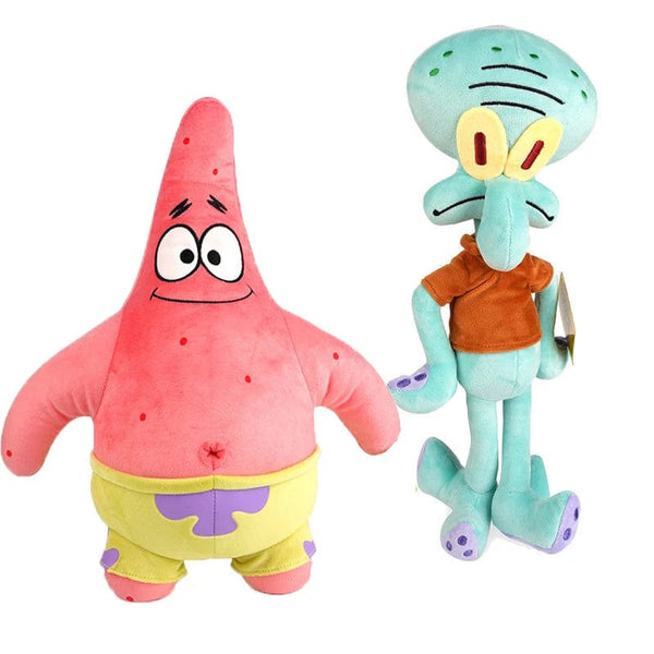 Planet Gates HWGB133-HWGB134 22-40Cm 100% Genuine Spongebob Patrick Star Kawaii Cartoon Animal Plush Toy Stuffed Doll Cartoon Soft Kids Toys Birthday Gift