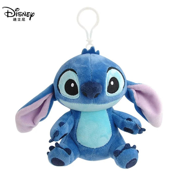 Planet Gates HWGD338-13cm Genuine Disney Stitch Lotso Plush Toys Keychain Pendant Accessories Cute Cartoon Stuffed Doll Key Ring Toys Key Chain Gift