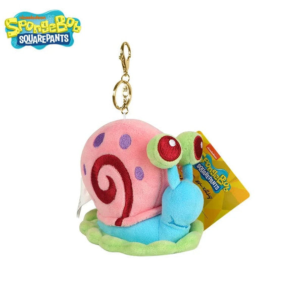 Planet Gates HWJB138-14cm Genuine Spongebob Squarepants Patrick Star Squidward Eugene H. Krabs Gary Stuffed Plush Toy Pendant Keychain Kids Birthday Gift
