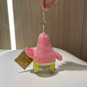 Planet Gates HWJB138-14cm Genuine Spongebob Squarepants Patrick Star Squidward Eugene H. Krabs Gary Stuffed Plush Toy Pendant Keychain Kids Birthday Gift