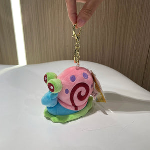 Planet Gates HWJB138-14cm Genuine Spongebob Squarepants Patrick Star Squidward Eugene H. Krabs Gary Stuffed Plush Toy Pendant Keychain Kids Birthday Gift