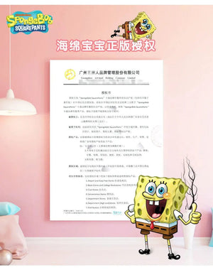 Planet Gates HWJB138-14cm Genuine Spongebob Squarepants Patrick Star Squidward Eugene H. Krabs Gary Stuffed Plush Toy Pendant Keychain Kids Birthday Gift