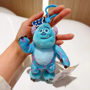 Planet Gates HWJD3747-11cm Original Disney Toy Story Stitch Kawaii Winnie Lotso Plush Doll Cartoon Stuffed Anime Keychain Pendant Strap Toys Gift For Kids
