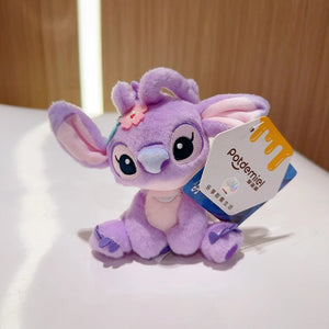 Planet Gates HWJD3747-11cm Original Disney Toy Story Stitch Kawaii Winnie Lotso Plush Doll Cartoon Stuffed Anime Keychain Pendant Strap Toys Gift For Kids