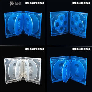 Planet Gates I CD Case CD Storage Box 1Pc Blu-ray Replacement Game Cases Protective Box For PS4 PS5 CD DVD Discs Storage Bracket Box