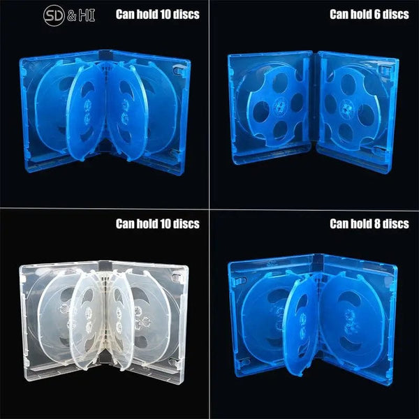 Planet Gates I CD Case CD Storage Box 1Pc Blu-ray Replacement Game Cases Protective Box For PS4 PS5 CD DVD Discs Storage Bracket Box