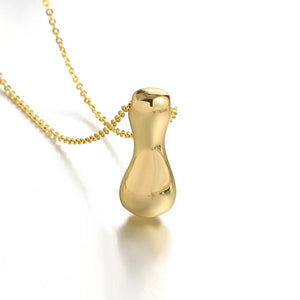 Planet Gates I Greatera Gold Color Chunky Balloon Bubble Initial Letter Pendant Choker Necklaces for Women Custom Personalized Jewelry
