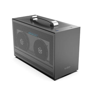 Planet Gates I100 PRO WH TC Pccooler I100 ITX MINI Small Case All Aluminum Suitcase Portable HTPC Desktop Computer Empty Chassis PC Gaming Case