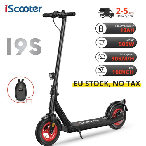 Planet Gates I9S Smart Electric Scooter iScooter i9S IX3 800W Motor 48V 10AH Aluminum battery 10inch Tire E-scooter Phone APP Electric Scooters