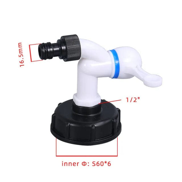 Planet Gates IBC tank adapter water cube valve fittings Garden irrigation connector Easy use Hose Switch Faucets High quality