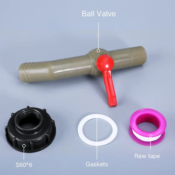 Planet Gates IBC tank adapter water cube valve fittings Garden irrigation connector Easy use Hose Switch Faucets High quality