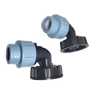 Planet Gates IBC Tank Tap Adapter IBC Tank Thread Faucet With 1 Tube And 2 Curved Connectors Home Garden Irrigation Water Connector 40a