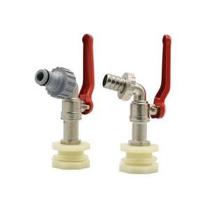 Planet Gates IBC Tank Tap Adapter Nipple S60X6 Thread 15mm Garden Hose Quick Connect Faucet Alloy Tank 1000 Liter IBC Tank Valve Fitting