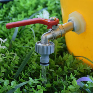 Planet Gates IBC Tank Tap Adapter Nipple S60X6 Thread 15mm Garden Hose Quick Connect Faucet Alloy Tank 1000 Liter IBC Tank Valve Fitting