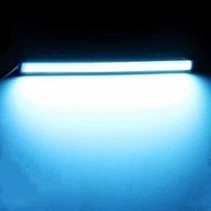 Planet Gates Ice Blue / 1 piece 2/4pcs 17cm COB DRL LED 12V 6000K Waterproof Daytime Running Light Auto Strip Light Car COB Fog Lamp Car Styling Led DRL Lamp