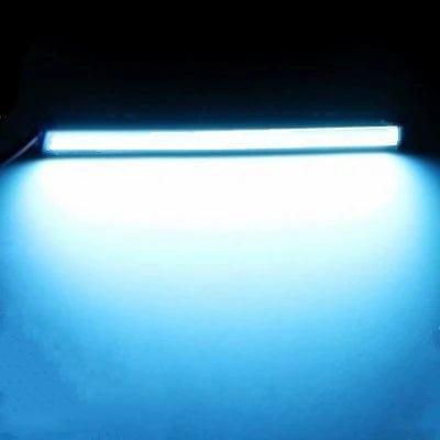 Planet Gates Ice Blue / 1 piece 2/4pcs 17cm COB DRL LED 12V 6000K Waterproof Daytime Running Light Auto Strip Light Car COB Fog Lamp Car Styling Led DRL Lamp