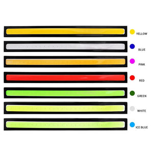 Planet Gates Ice Blue / 1 piece 2/4pcs 17cm COB DRL LED 12V 6000K Waterproof Daytime Running Light Auto Strip Light Car COB Fog Lamp Car Styling Led DRL Lamp