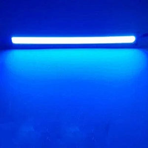 Planet Gates Ice Blue / 1 piece 2/4pcs 17cm COB DRL LED 12V 6000K Waterproof Daytime Running Light Auto Strip Light Car COB Fog Lamp Car Styling Led DRL Lamp