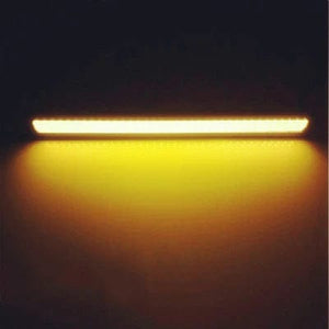 Planet Gates Ice Blue / 1 piece 2/4pcs 17cm COB DRL LED 12V 6000K Waterproof Daytime Running Light Auto Strip Light Car COB Fog Lamp Car Styling Led DRL Lamp