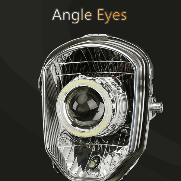 Planet Gates Ice Blue / 100mm 2PC 12-24V COB Led Halo Ring Angel Eyes for Car Motorcycle Circular Led Light Ring 70mm 80mm 90mm Daytime Running Headlight Buld