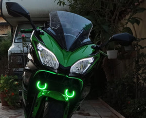 Planet Gates Ice Blue / 100mm 2PC 12-24V COB Led Halo Ring Angel Eyes for Car Motorcycle Circular Led Light Ring 70mm 80mm 90mm Daytime Running Headlight Buld