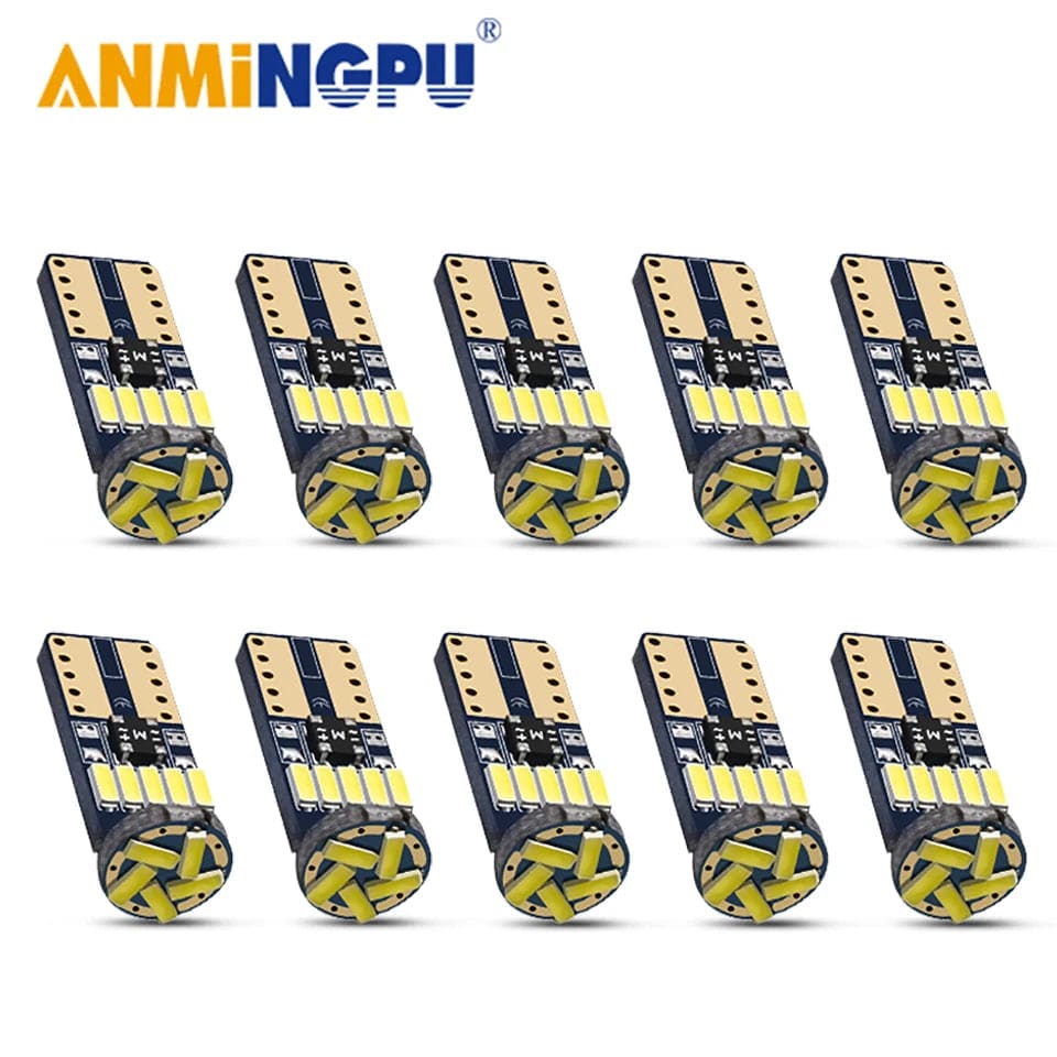 Planet Gates Ice Blue / 2PCS ANMINGPU 2/10PCS Led W5W T10 Car Led Signal Lamp 501 194 Bulbs 4014SMD Clearance Lights Reading Lights Interior lights 6000K 12V