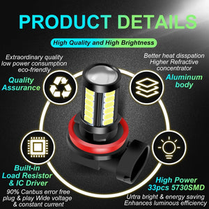Planet Gates ice blue / 9006/HB4 2x Car Fog Lamp H11 Led Lamp H7 9005 HB3 9006 HB4 H9 H8 H16 PSX24W PSX26W P13W White Ice Blue Fog Light Bulb Not for Headlights