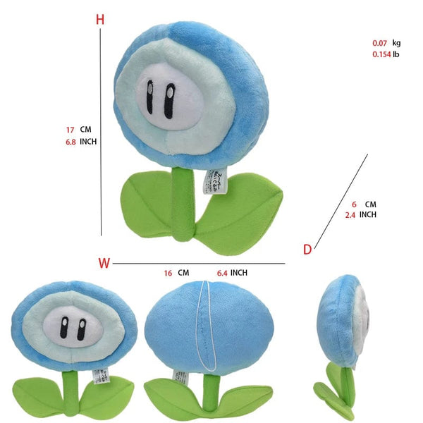 Planet Gates Ice Flower / CHINA 41 Styles Mario Plush Toys Goomba Toad Yoshi Boo Kamek Shy Guy Nabbit Koopa Troopa Ice Flower Anime Stuffed Cartoon Peluche Doll