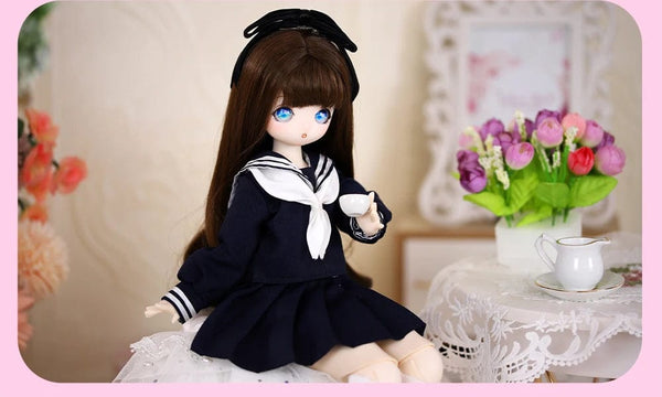 Planet Gates ICY DBS 1/4 Dream Fairy Doll Match Girl Mechanical Joint Body Sailor suit cute doll 16 Inch Ball Full Set 40cm SD