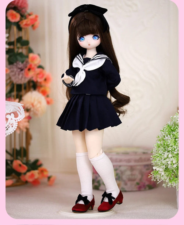 Planet Gates ICY DBS 1/4 Dream Fairy Doll Match Girl Mechanical Joint Body Sailor suit cute doll 16 Inch Ball Full Set 40cm SD