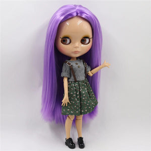 Planet Gates ICY DBS Blyth doll 1/6 bjd joint body tan skin doll glossy face 30cm toy random eyes colors