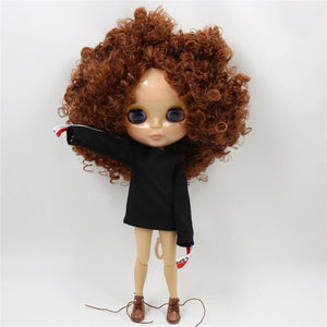 Planet Gates ICY DBS Blyth doll 1/6 bjd joint body tan skin doll glossy face 30cm toy random eyes colors