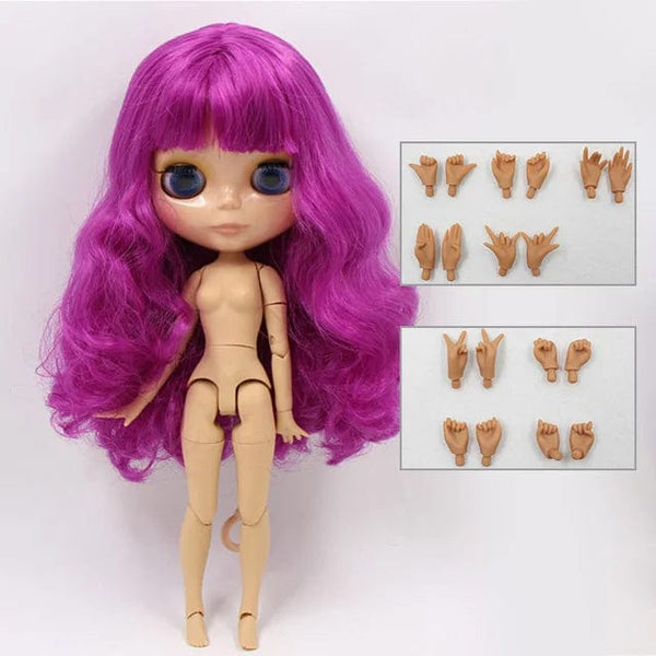 Planet Gates ICY DBS Blyth Doll 1/6 bjd toy joint body tan skin doll 30cm shiny face for DIY custom doll