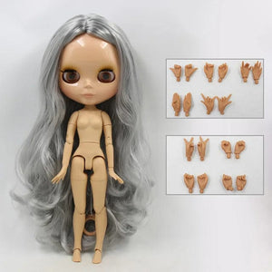 Planet Gates ICY DBS Blyth Doll 1/6 bjd toy joint body tan skin doll 30cm shiny face for DIY custom doll