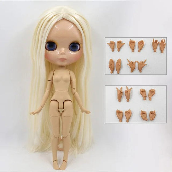 Planet Gates ICY DBS Blyth Doll 1/6 bjd toy joint body tan skin doll 30cm shiny face for DIY custom doll