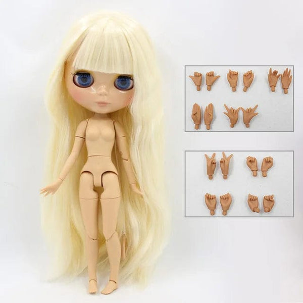Planet Gates ICY DBS Blyth Doll 1/6 bjd toy joint body tan skin doll 30cm shiny face for DIY custom doll