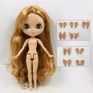 Planet Gates ICY DBS Blyth Doll 1/6 bjd toy joint body tan skin doll 30cm shiny face for DIY custom doll