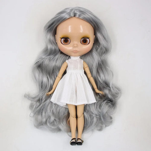 Planet Gates ICY DBS Blyth Doll 1/6 bjd toy joint body tan skin doll 30cm shiny face for DIY custom doll